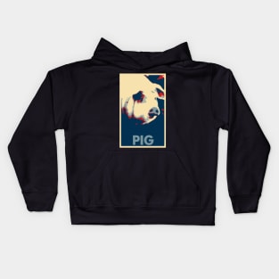 Pig Political Parody Kids Hoodie